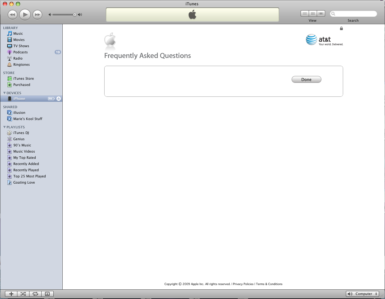 AT&T activation fail